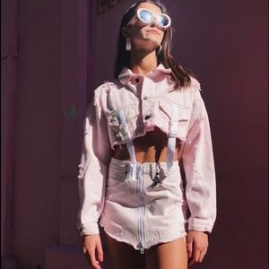 Carmar Denim Cropped Jean jacket